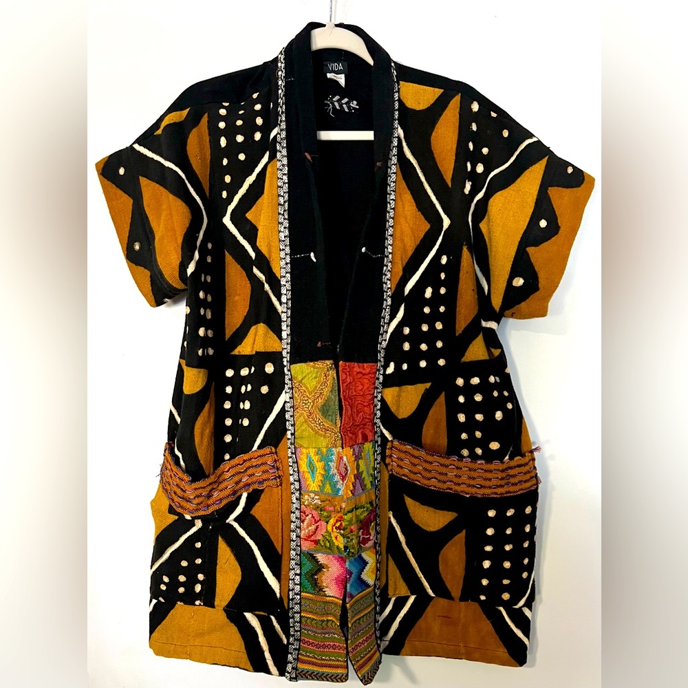 Vida Multi-Colored/Pattern Cloak Jacket (25.5 X 2… - image 1